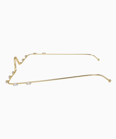 Wavy Embellished Contour Facelet | Stylika