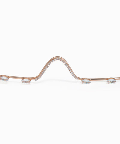 Wavy Embellished Contour Facelet | Stylika