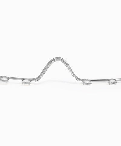 Wavy Embellished Contour Facelet | Stylika