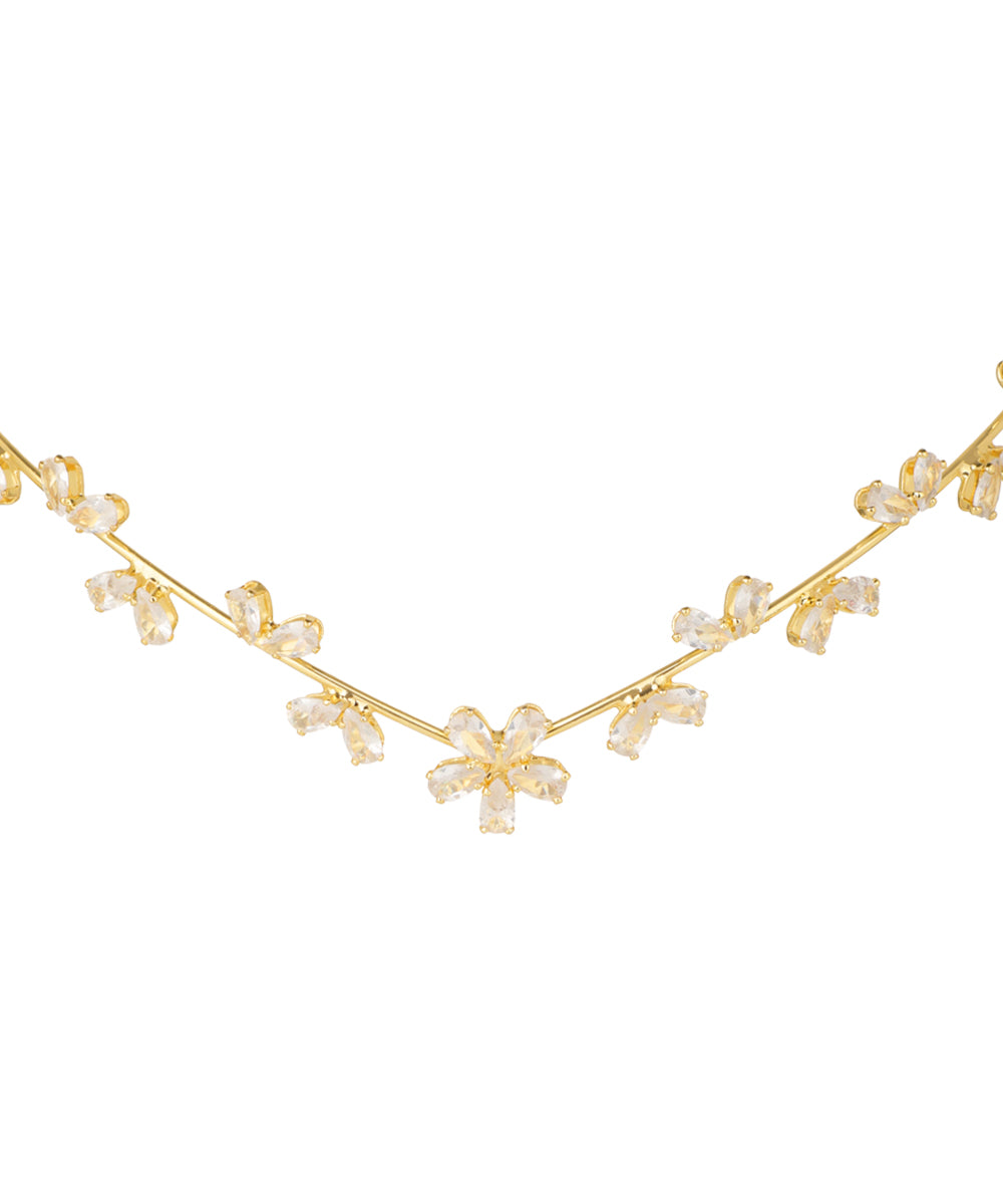 Floral Vine Motif Hair Tiara Accessory | Stylika
