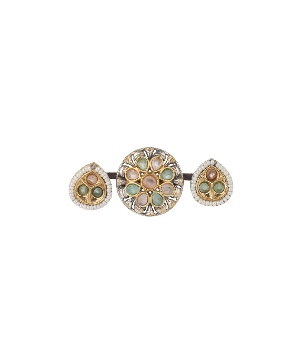 Petal Medallion Trio Ring | Stylika