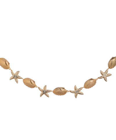 Summer Sands Seashell Starfish Detail Waist Chain | Stylika
