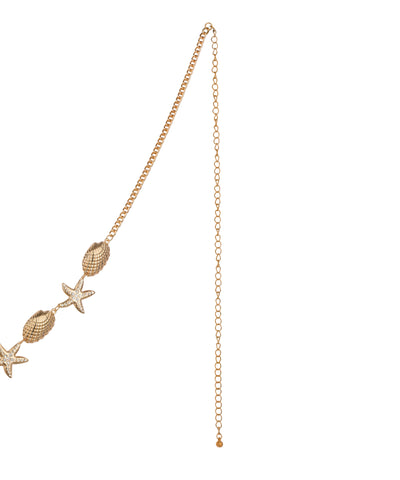 Summer Sands Seashell Starfish Detail Waist Chain | Stylika