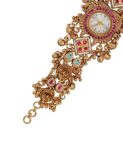 Vaidehi Regal Heritage Watch Bracelet | Stylika 