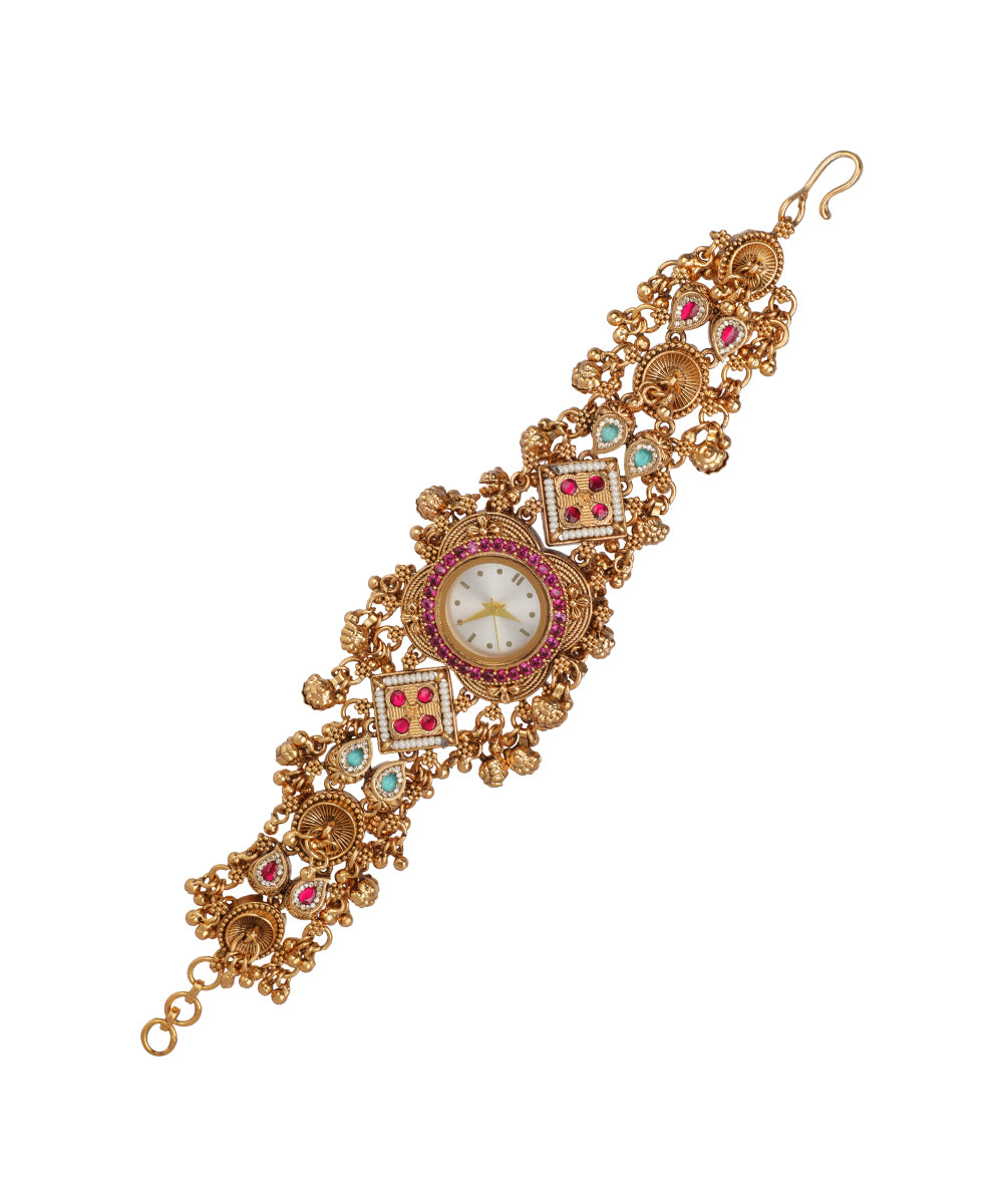 Vaidehi Regal Heritage Watch Bracelet | Stylika 