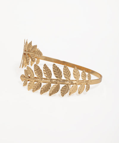 Laurel Leaf Statement Arm Cuff | Stylika