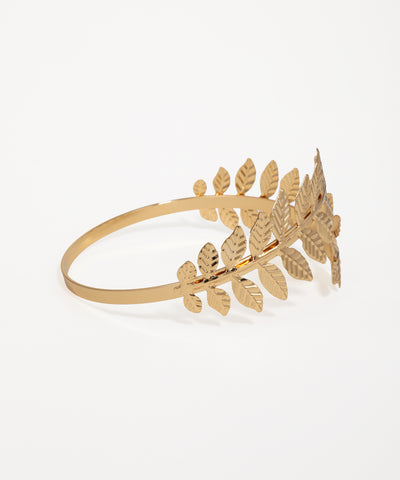 Laurel Leaf Statement Arm Cuff | Stylika