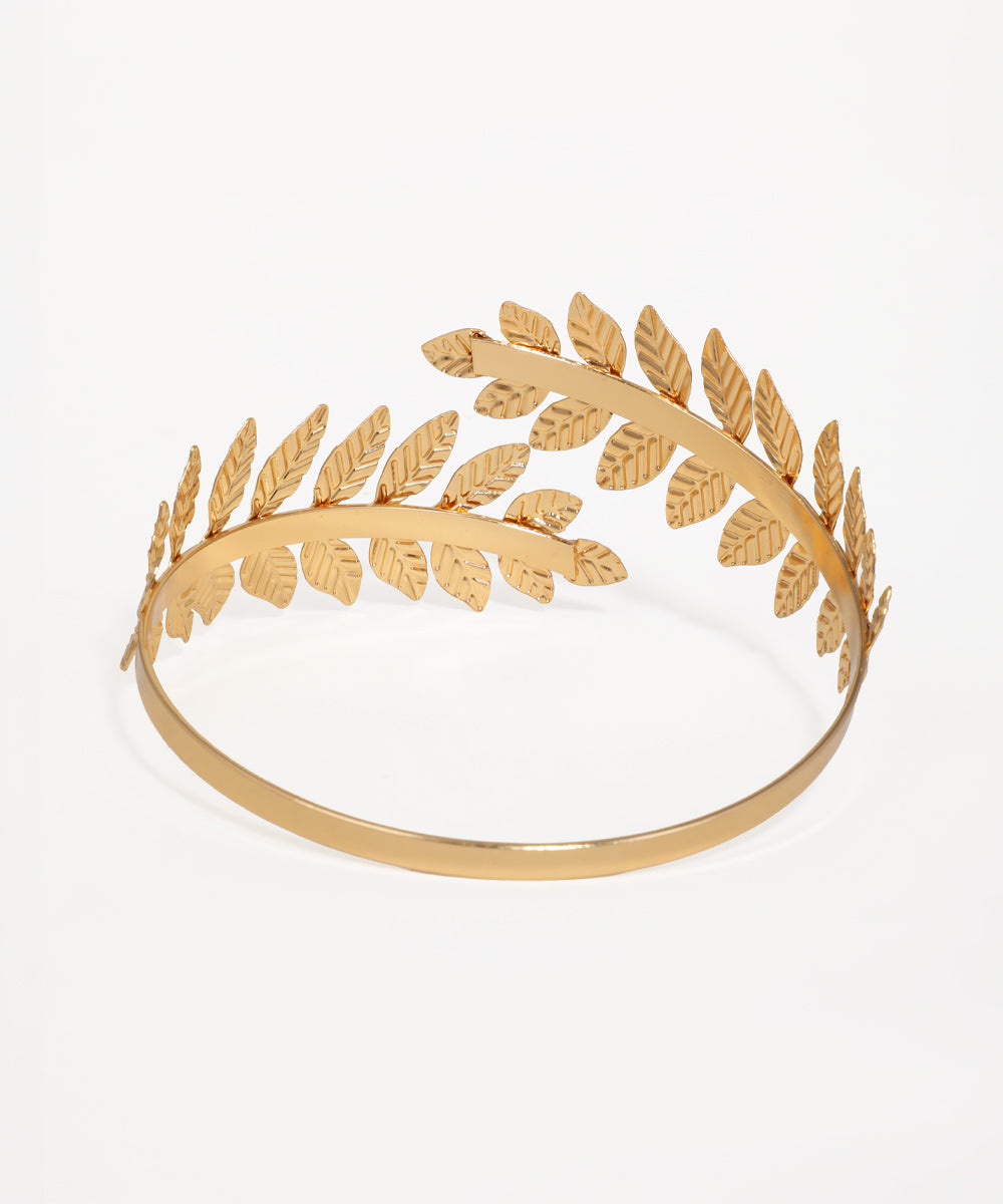 Laurel Leaf Statement Arm Cuff | Stylika
