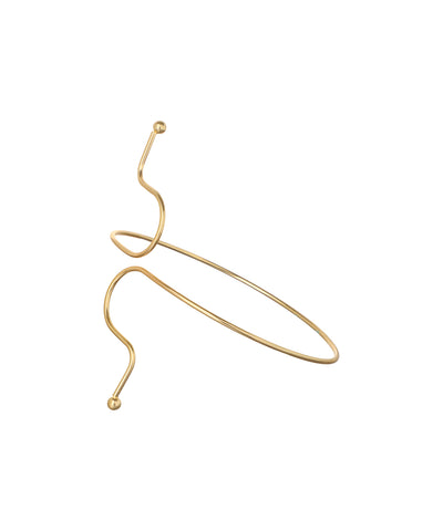 Distinctive Abstract Winding Statement Arm Cuff | Stylika