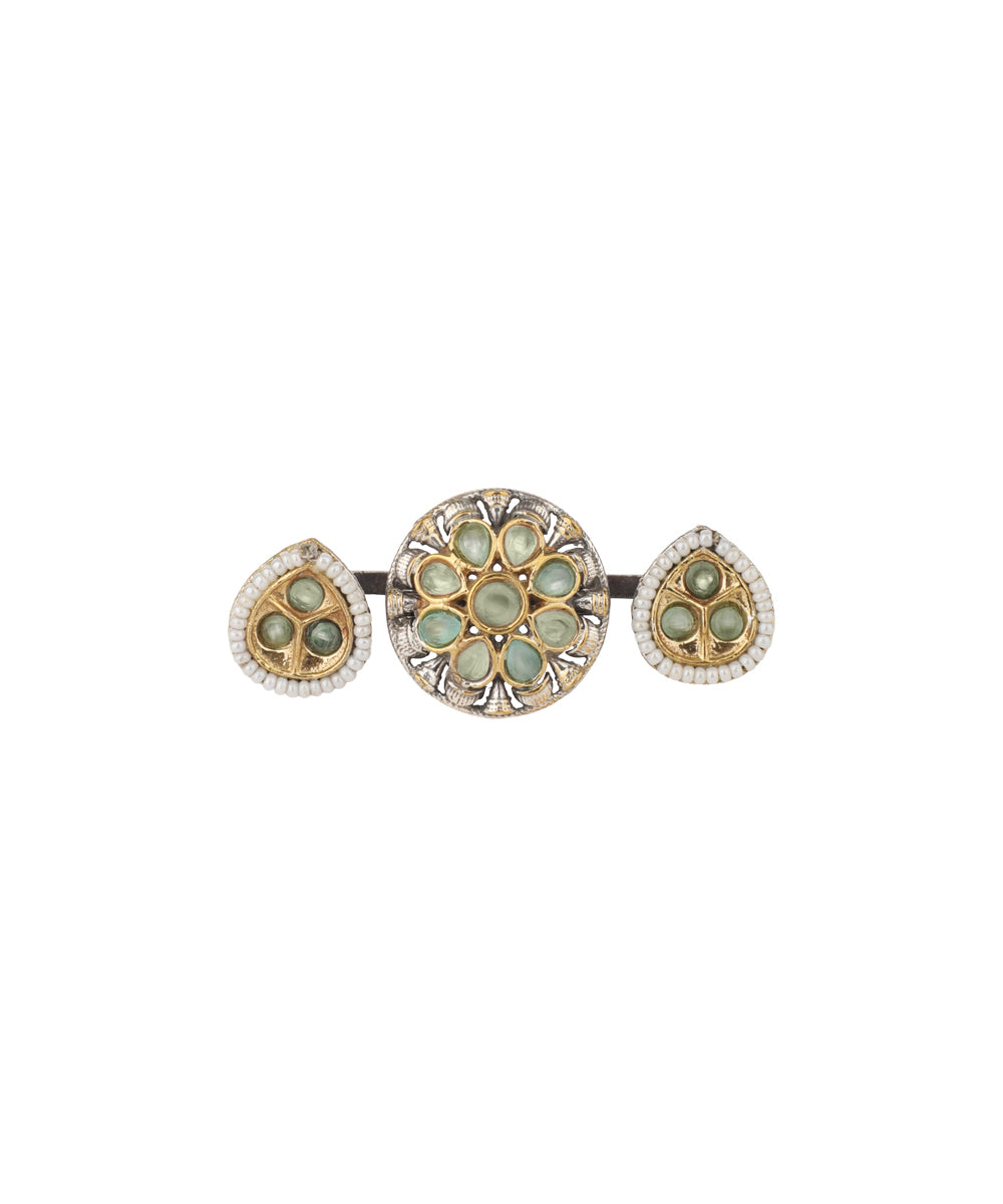 Petal Medallion Trio Ring | Stylika