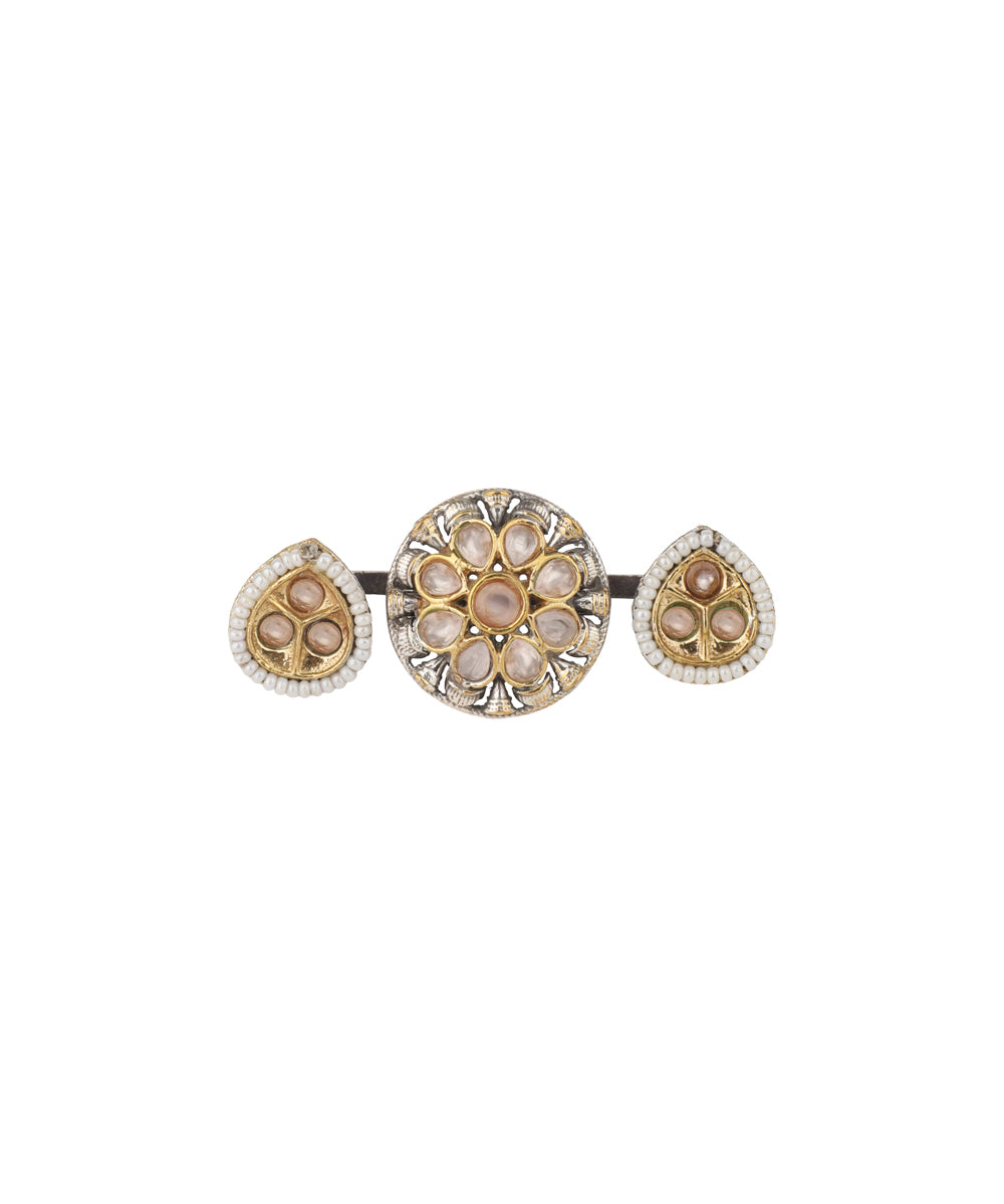 Petal Medallion Trio Ring | Stylika