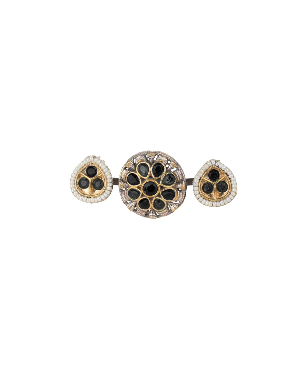 Petal Medallion Trio Ring | Stylika