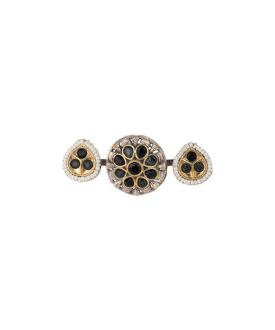 Petal Medallion Trio Ring | Stylika