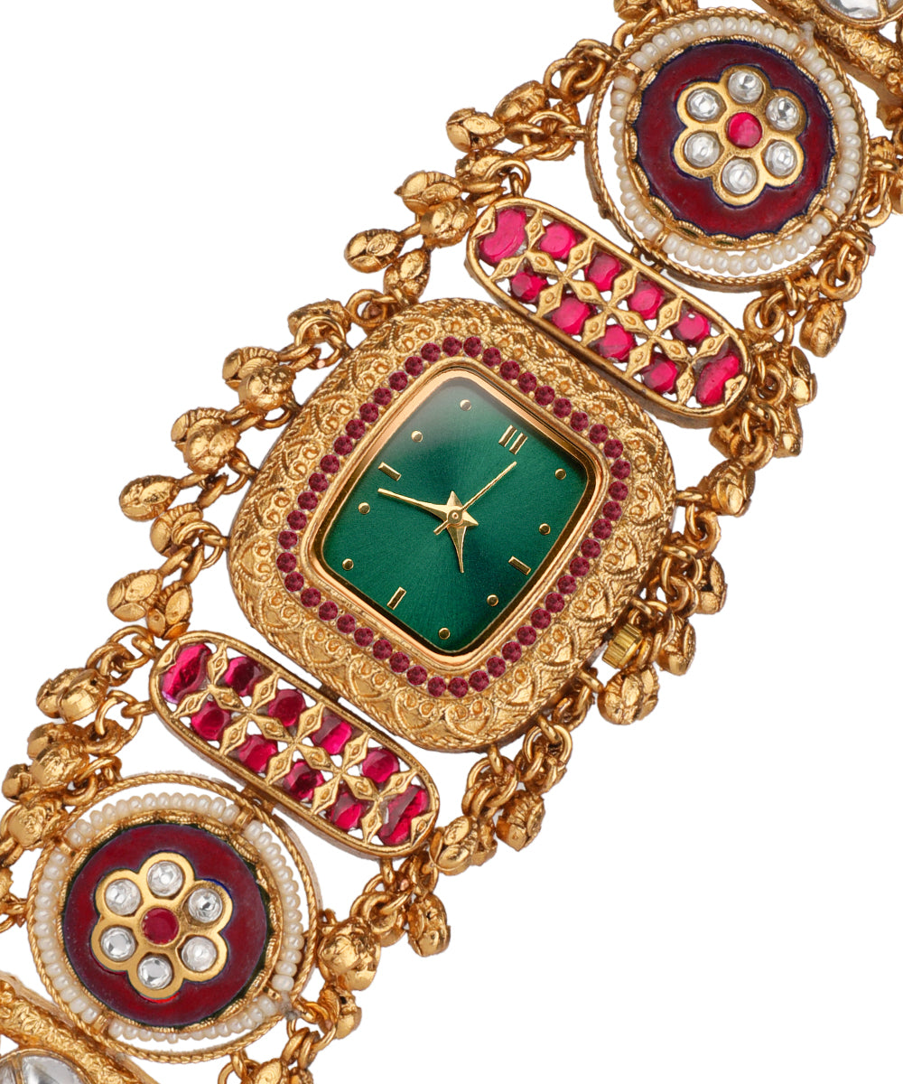 Urmila Heritage Watch (Ruby)| Stylika