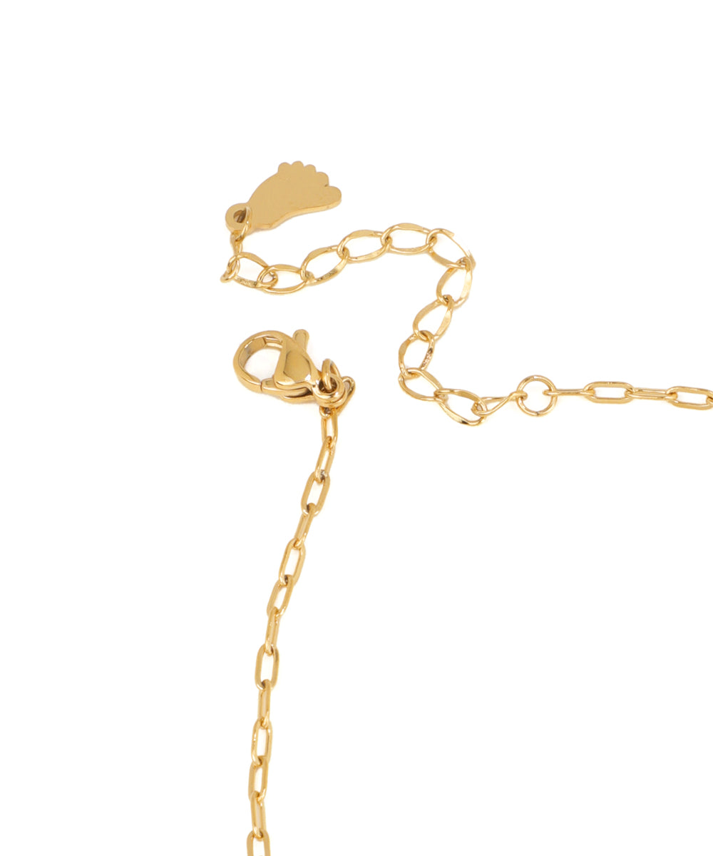 Delicate Charm Anklet with Mixed Symbols | Stylika