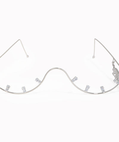 Delicate Frame BRIDE Letter Dangler Facelet | Stylika