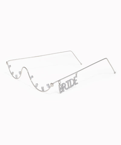 Delicate Frame BRIDE Letter Dangler Facelet | Stylika