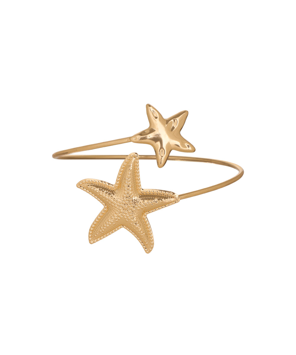 Double Starfish Motif Arm Cuff | Stylika