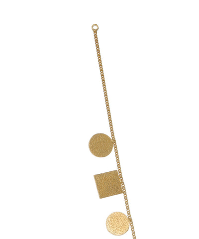 Geometric Textured Bead Cluster Necklace Set | Stylika