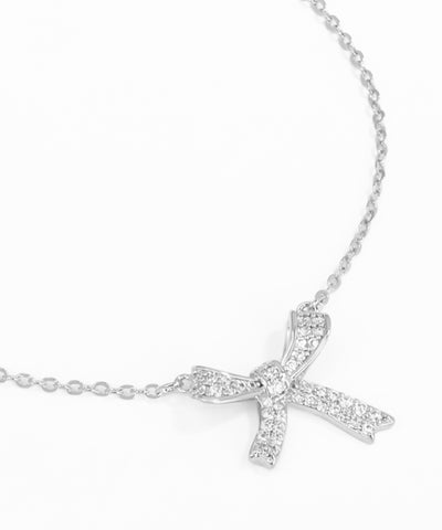 Delicate Pave Bow Bracelet | Stylika