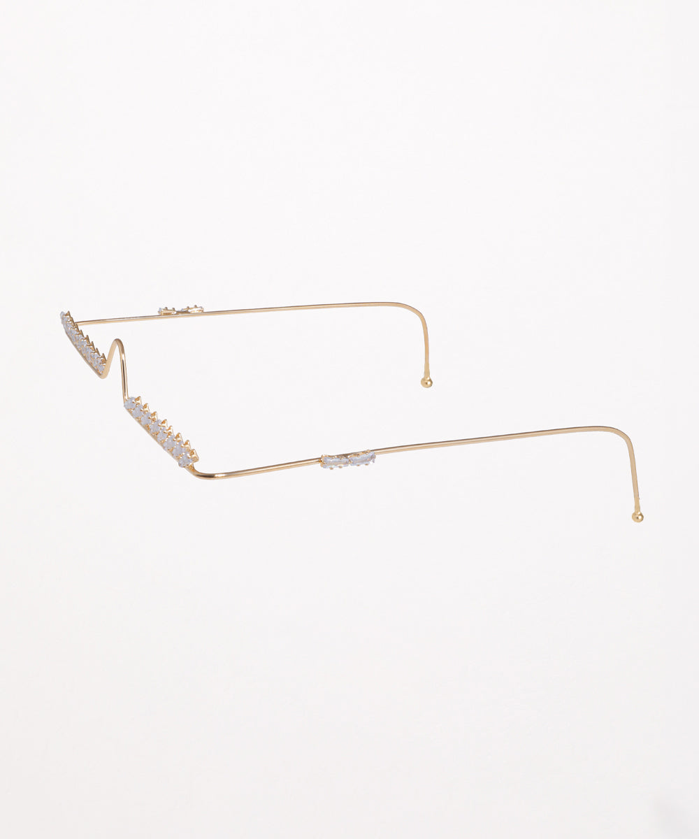 Baguette Stone Browline Facelet | Stylika