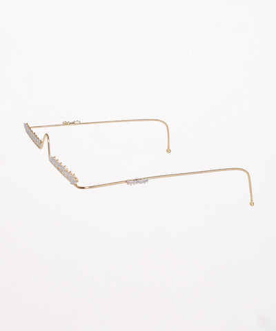 Baguette Stone Browline Facelet | Stylika