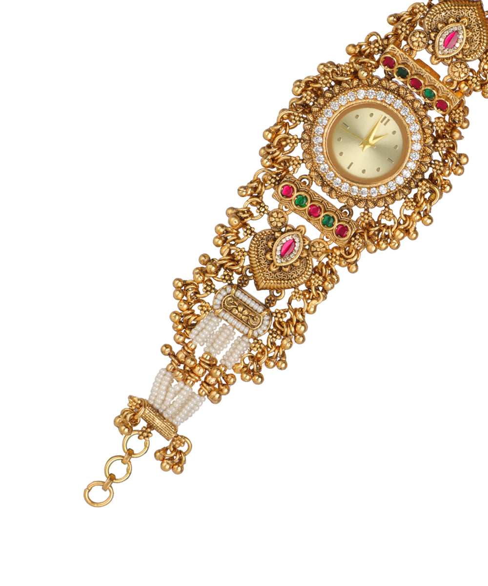 Heritage bracelet watch that pairs with ethnic fusion wear