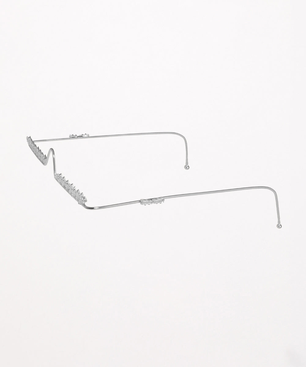 Baguette Stone Browline Facelet | Stylika