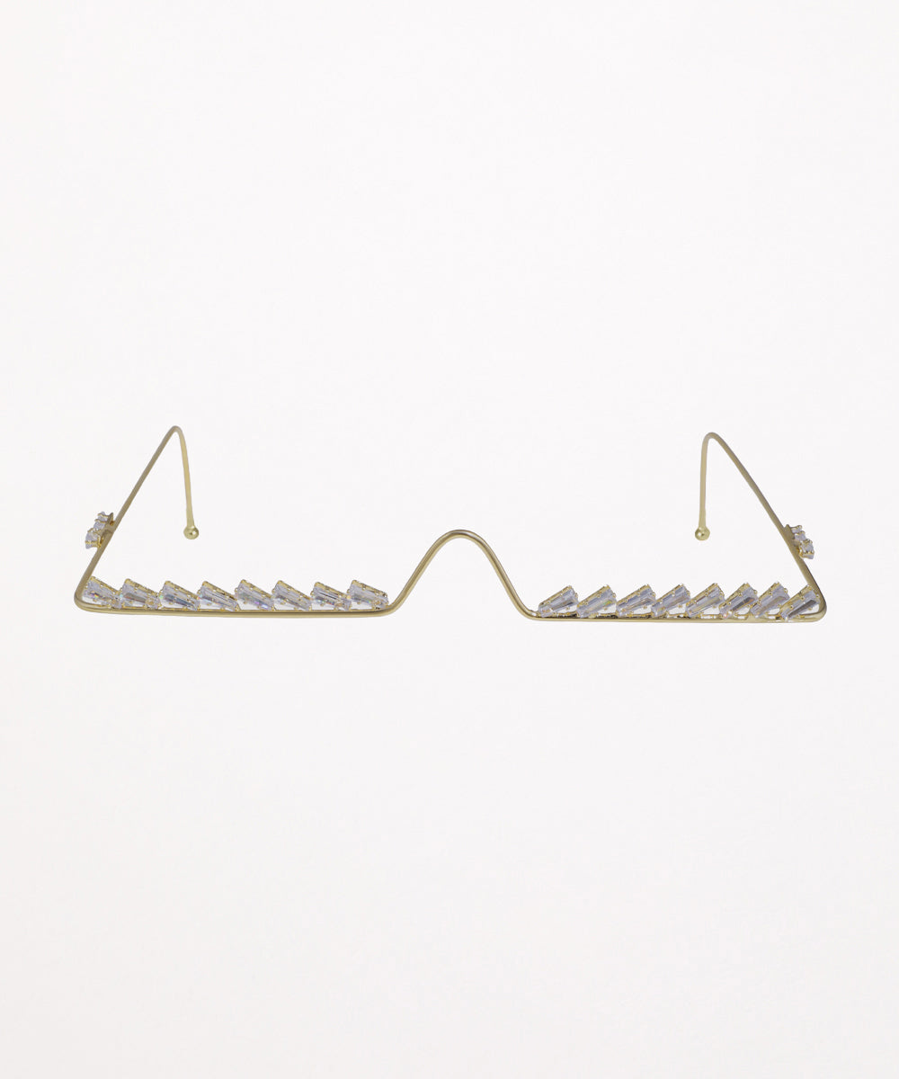 Baguette Stone Browline Facelet | Stylika