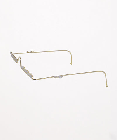 Baguette Stone Browline Facelet | Stylika