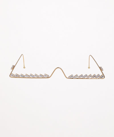 Baguette Stone Browline Facelet | Stylika