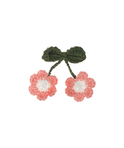 Cheerful Sunflower Motif Crochet Hair Clip | Stylika