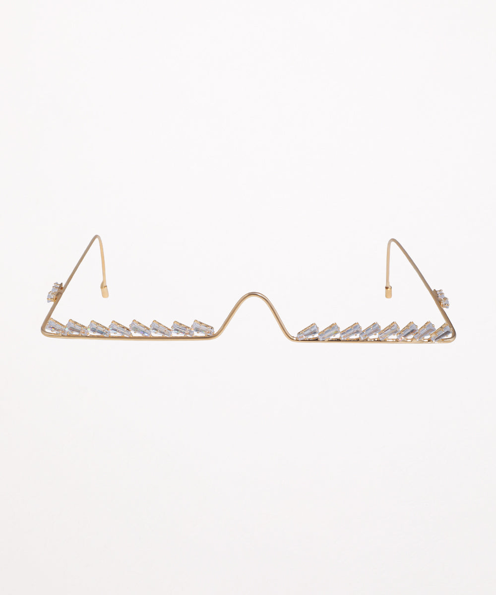 Baguette Stone Browline Facelet | Stylika