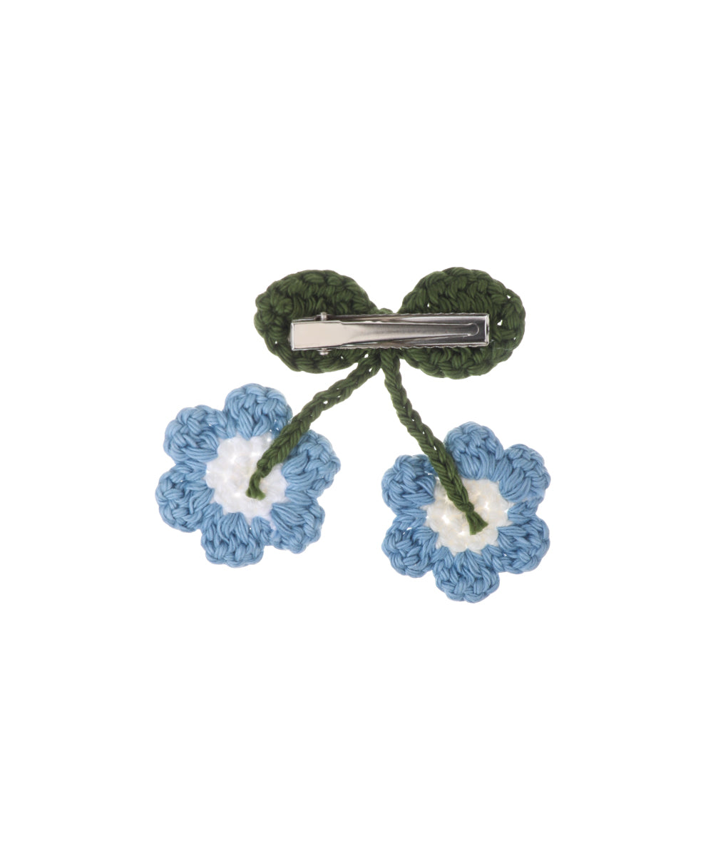 Cheerful Sunflower Motif Crochet Hair Clip | Stylika