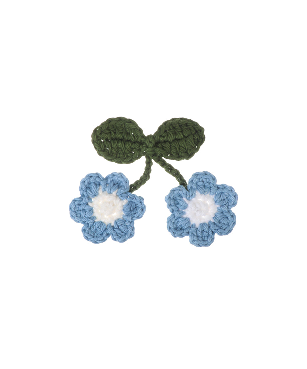 Cheerful Sunflower Motif Crochet Hair Clip | Stylika