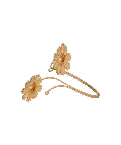 Statement Flower Open Arm Cuff | Stylika