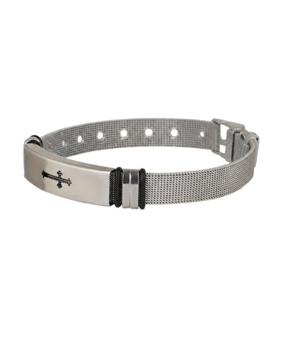Iron Cross Mesh Bracelet | Stylika