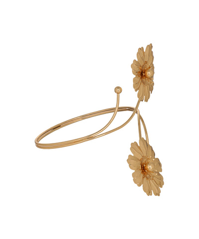 Statement Flower Open Arm Cuff | Stylika