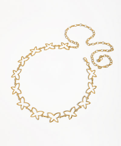 Modern Butterfly Cutout Waist Chain | Stylika