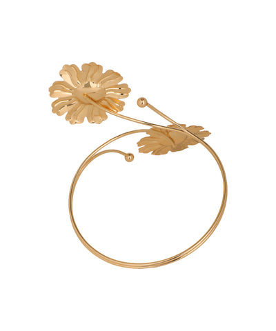 Statement Flower Open Arm Cuff | Stylika