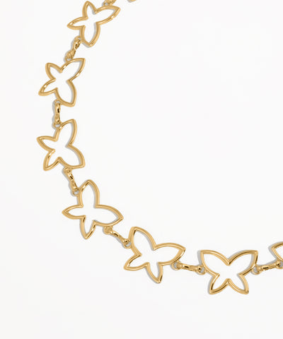 Modern Butterfly Cutout Waist Chain | Stylika