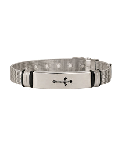 Iron Cross Mesh Bracelet | Stylika