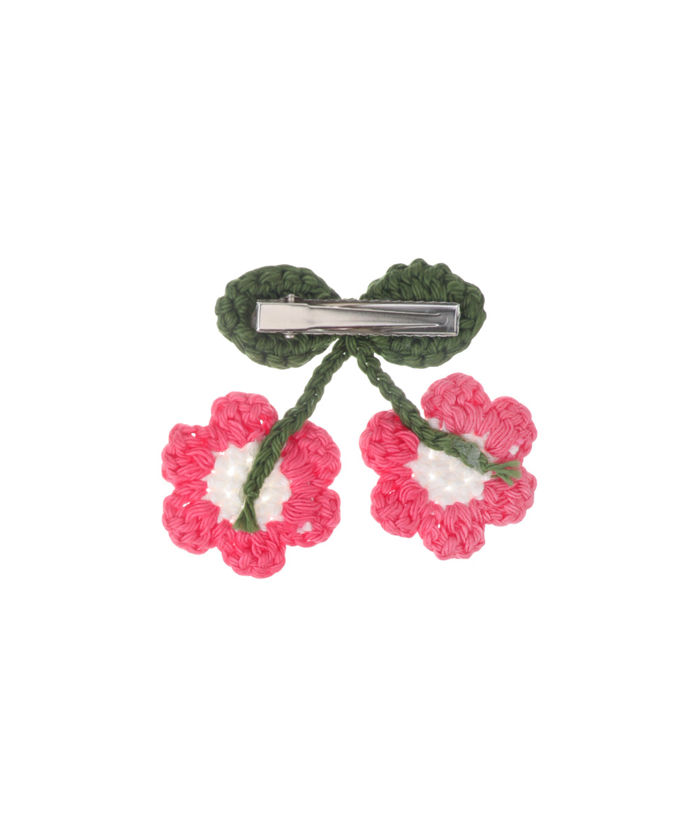 Cheerful Sunflower Motif Crochet Hair Clip | Stylika
