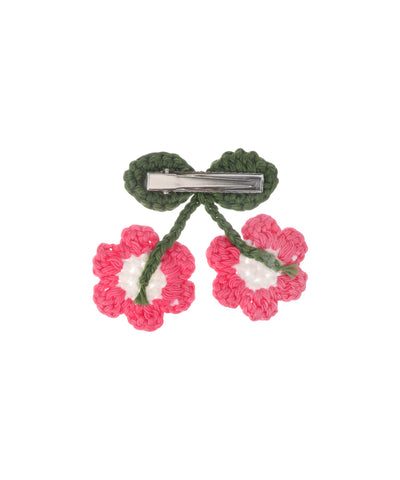 Cheerful Sunflower Motif Crochet Hair Clip | Stylika