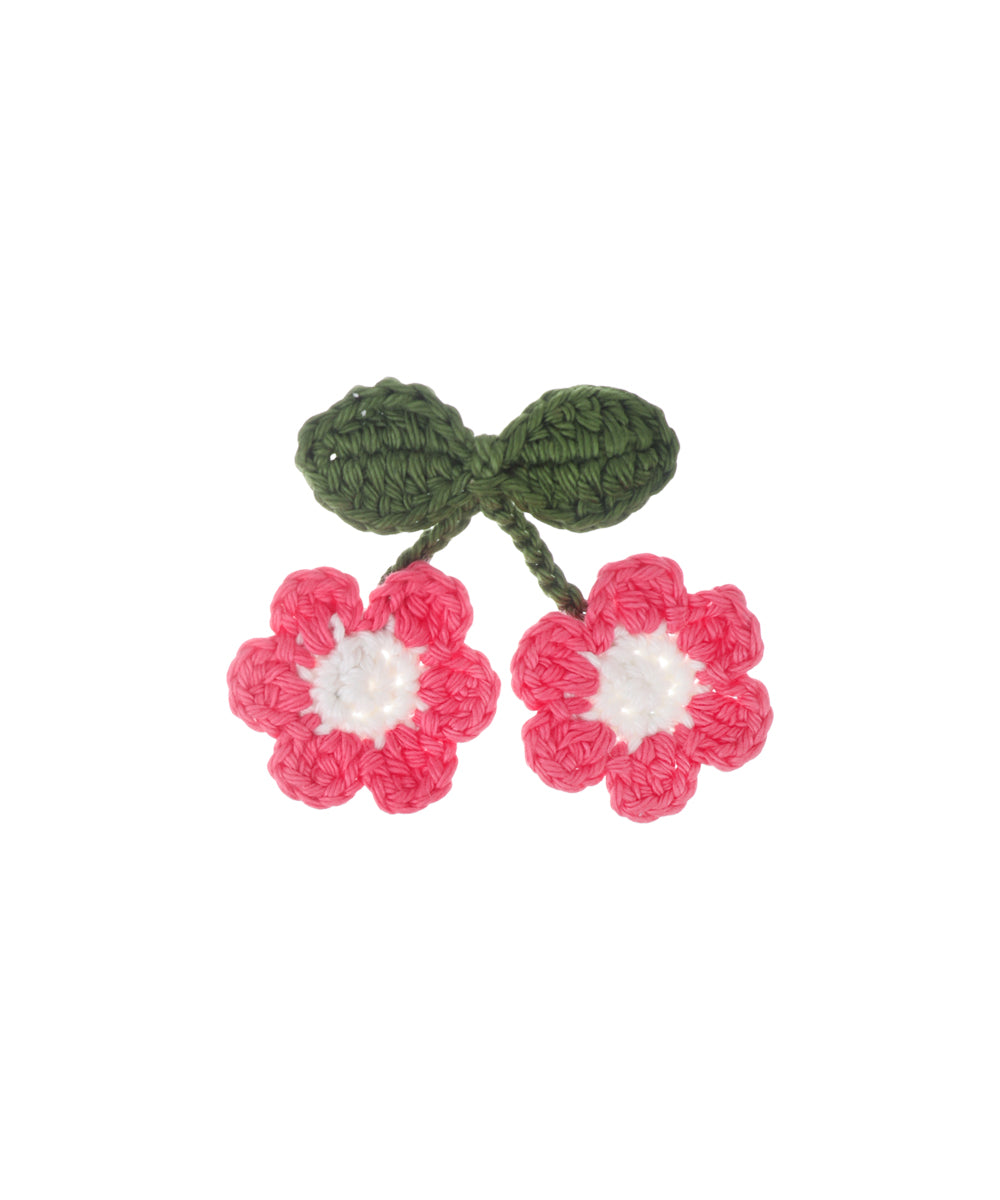 Cheerful Sunflower Motif Crochet Hair Clip | Stylika