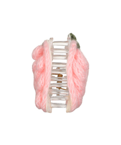 Crochet Knitted Strawberry Hair Claw Clip | STYLIKA