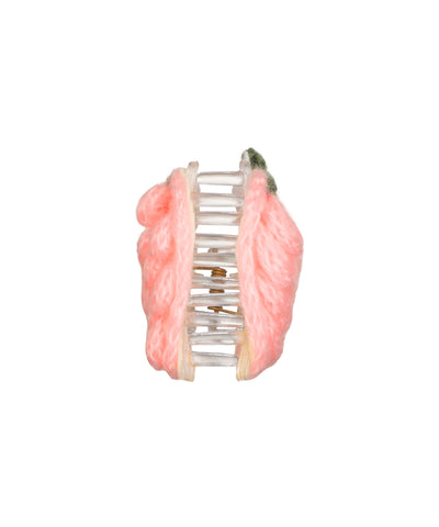 Crochet Knitted Strawberry Hair Claw Clip | STYLIKA