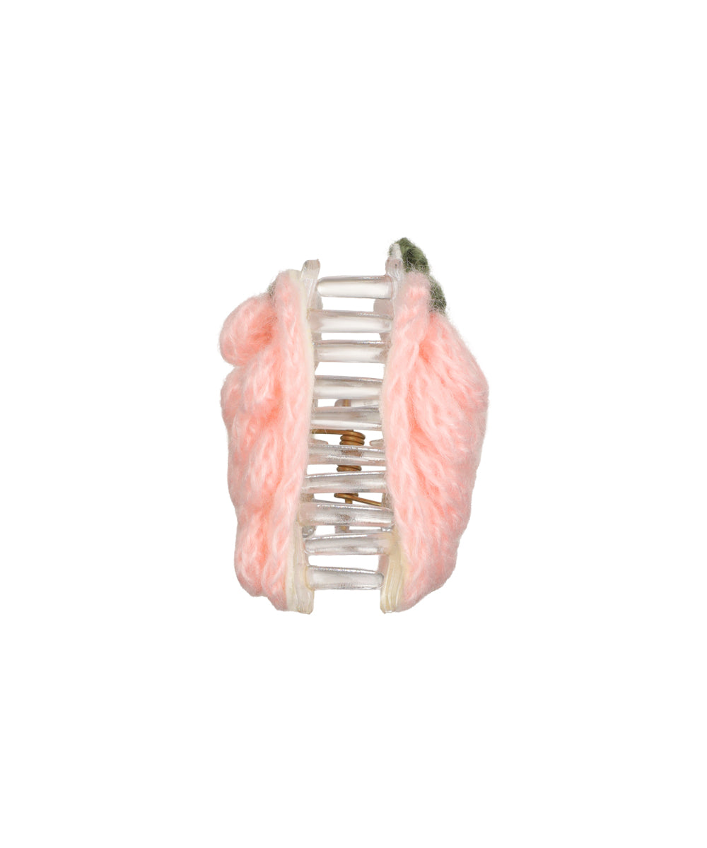 Crochet Knitted Strawberry Hair Claw Clip | STYLIKA