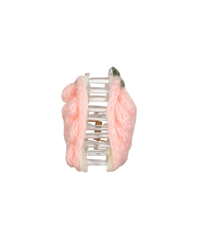 Crochet Knitted Strawberry Hair Claw Clip | STYLIKA
