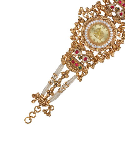 Heritage bracelet watch for styling with ethnic attire